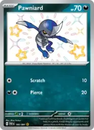 Reference image of Pawniard, Paldean Fates