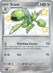 Reference image of Scizor, Paldean Fates