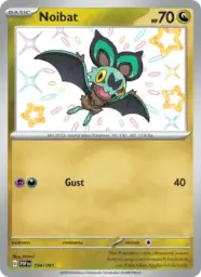 Reference image of Noibat, Paldean Fates