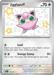 Reference image of Jigglypuff, Paldean Fates