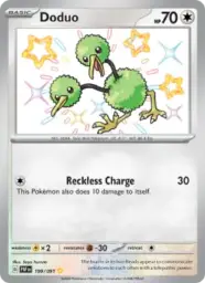 Reference image of Doduo, Paldean Fates