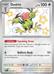Reference image of Dodrio, Paldean Fates