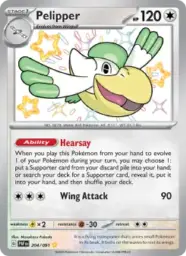 Reference image of Pelipper, Paldean Fates