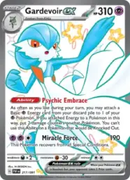 Reference image of Gardevoir ex, Paldean Fates
