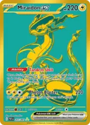 Reference image of Miraidon ex, Paldean Fates