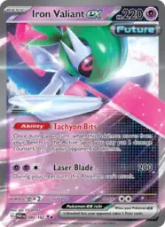 Reference image of Iron Valiant ex, Paradox Rift