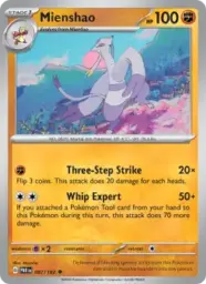 Reference image of Mienshao, Paradox Rift