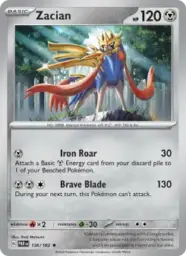 Reference image of Zacian, Paradox Rift