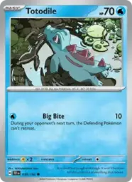 Reference image of Totodile, Temporal Forces