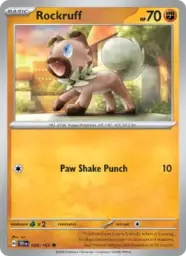 Reference image of Rockruff, Temporal Forces