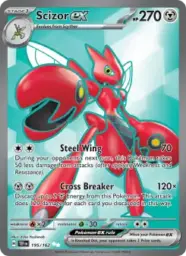 Reference image of Scizor ex, Temporal Forces