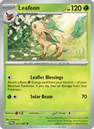 Reference image of Leafeon, Twilight Masquerade