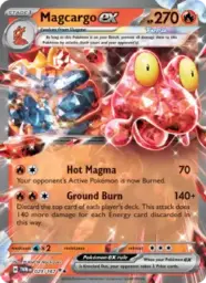 Reference image of Magcargo ex, Twilight Masquerade
