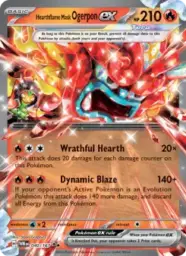 Reference image of Hearthflame Mask Ogerpon ex, Twilight Masquerade