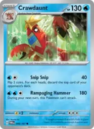 Reference image of Crawdaunt, Twilight Masquerade