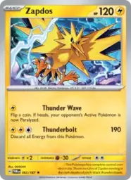 Reference image of Zapdos, Twilight Masquerade