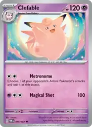 Reference image of Clefable, Twilight Masquerade