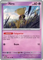 Reference image of Abra, Twilight Masquerade