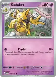 Reference image of Kadabra, Twilight Masquerade