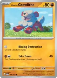 Reference image of Hisuian Growlithe, Twilight Masquerade
