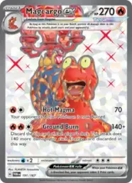 Reference image of Magcargo ex, Twilight Masquerade