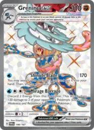 Reference image of Greninja ex, Twilight Masquerade