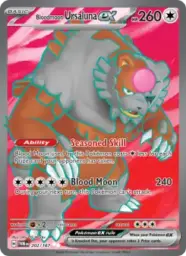 Reference image of Bloodmoon Ursaluna ex, Twilight Masquerade
