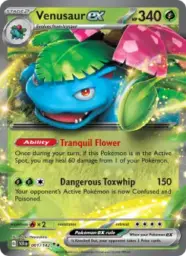 Reference image of Venusaur ex, Stellar Crown