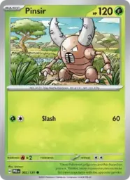 Reference image of Pinsir, Prismatic Evolutions
