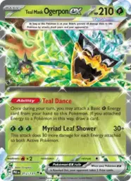 Reference image of Teal Mask Ogerpon ex, Prismatic Evolutions