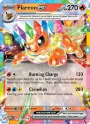 Reference image of Flareon ex, Prismatic Evolutions