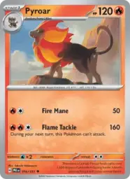 Reference image of Pyroar, Prismatic Evolutions