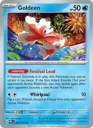 Reference image of Goldeen, Prismatic Evolutions
