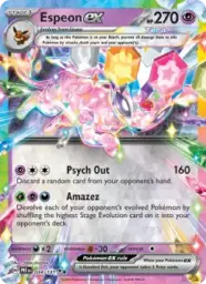 Reference image of Espeon ex, Prismatic Evolutions