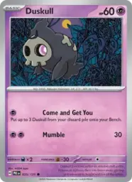 Reference image of Duskull, Prismatic Evolutions