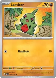Reference image of Larvitar, Prismatic Evolutions