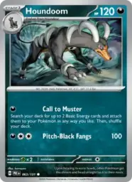 Reference image of Houndoom, Prismatic Evolutions