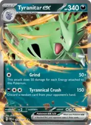 Reference image of Tyranitar ex, Prismatic Evolutions