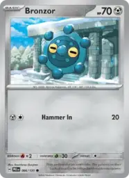 Reference image of Bronzor, Prismatic Evolutions