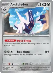 Reference image of Archaludon, Prismatic Evolutions