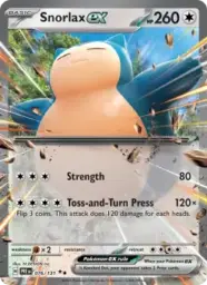 Reference image of Snorlax ex, Prismatic Evolutions
