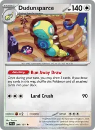 Reference image of Dudunsparce, Prismatic Evolutions