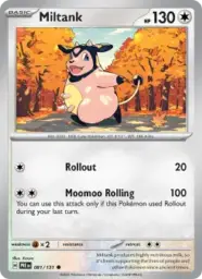 Reference image of Miltank, Prismatic Evolutions