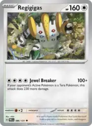 Reference image of Regigigas, Prismatic Evolutions