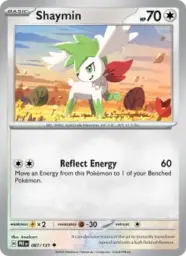 Reference image of Shaymin, Prismatic Evolutions