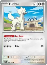 Reference image of Furfrou, Prismatic Evolutions