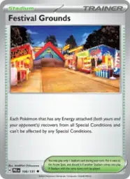 Reference image of Festival Grounds, Prismatic Evolutions