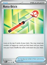 Reference image of Roto-Stick, Prismatic Evolutions