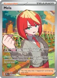 Reference image of Mela, Prismatic Evolutions