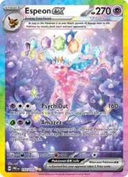 Reference image of Espeon ex, Prismatic Evolutions